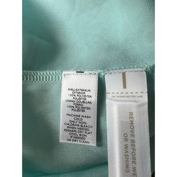 Ann Taylor LOFT Womens Dress Sz 8 Aqua‎ Blue Lace Halter Sleeveless NEW - Picture 6 of 10